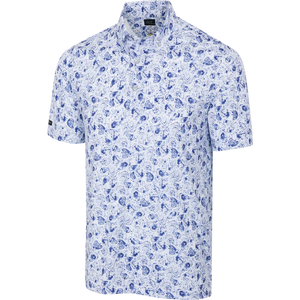 Men's Splash Printed Golf Polo T-Shirt