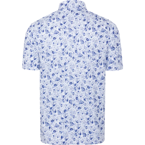 Men's Splash Printed Golf Polo T-Shirt