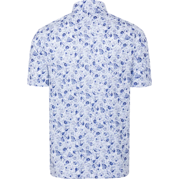 Men's Splash Printed Golf Polo T-Shirt