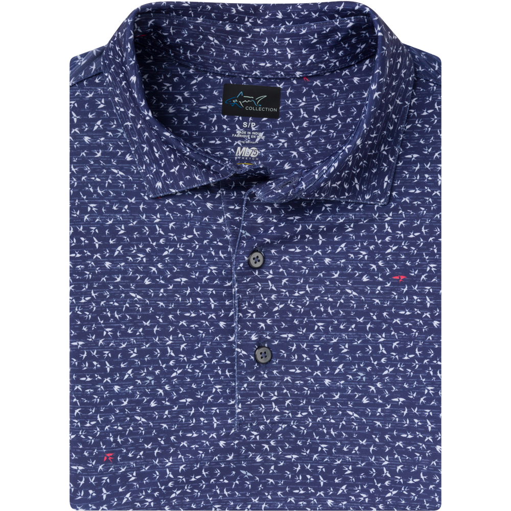 ML 75 Albatross Stretch Polo - Navy