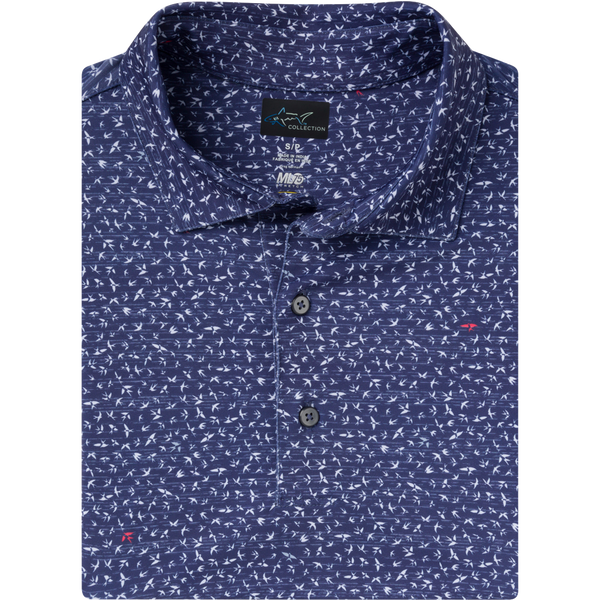 ML 75 Albatross Stretch Polo - Navy