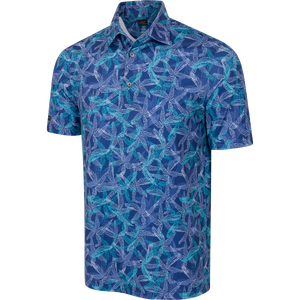 Men's Tropical Navy Golf Polo