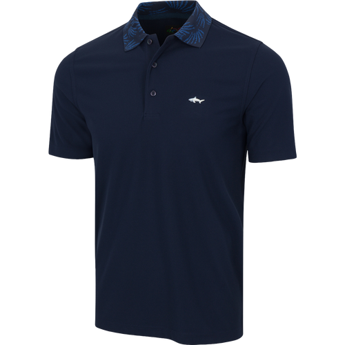 Men's Bohemian Breeze Pique Golf Polo - Navy