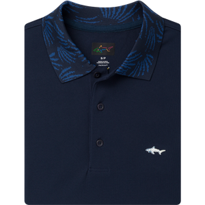 Men's Bohemian Breeze Pique Golf Polo - Navy