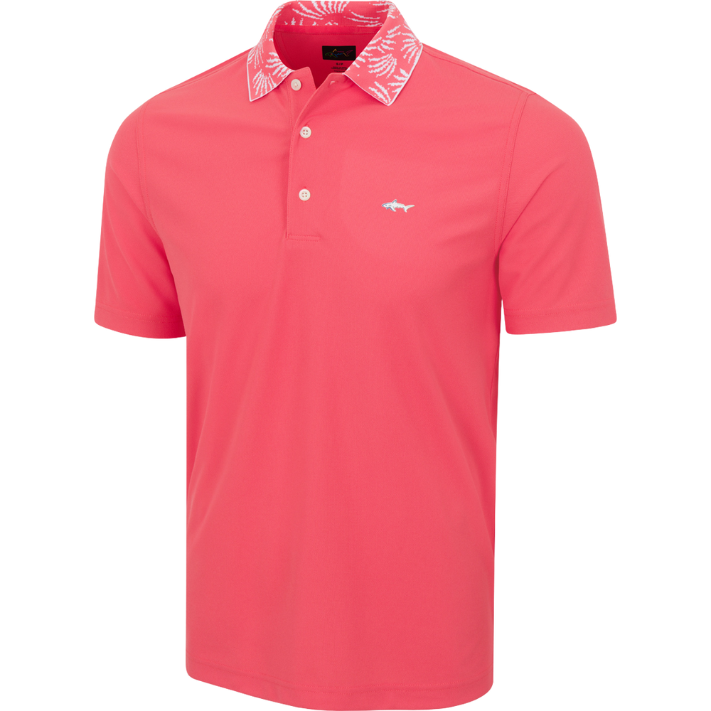 Men's Bohemian Breeze Pique Golf Polo - Spiced Coral