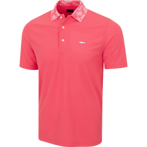 Men's Bohemian Breeze Pique Golf Polo - Spiced Coral
