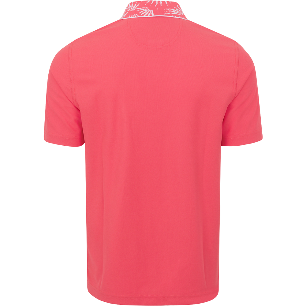 Men's Bohemian Breeze Pique Golf Polo - Spiced Coral
