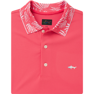 Men's Bohemian Breeze Pique Golf Polo - Spiced Coral