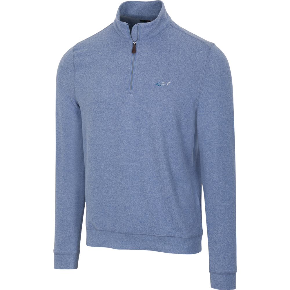 Cozy Shark Quarter Zip - Colony Blue Heather