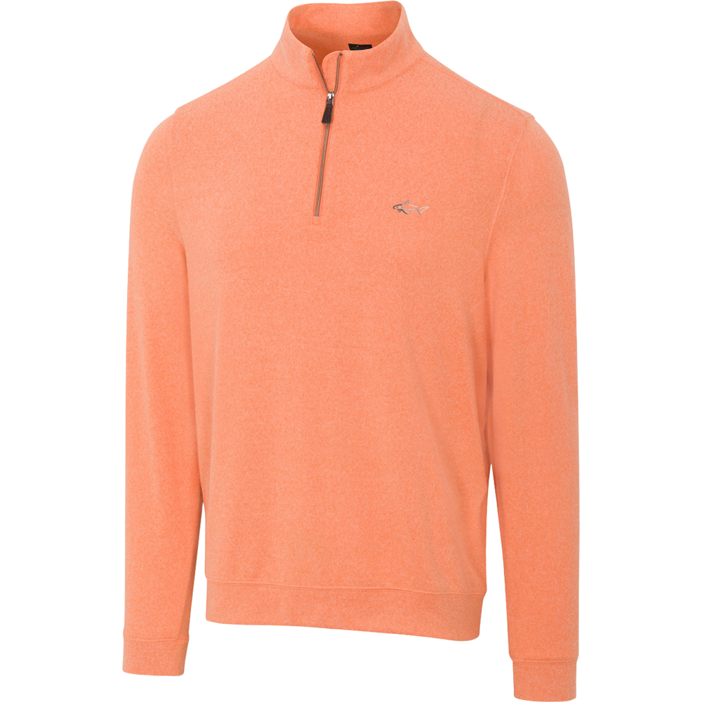 Cozy Shark Quarter Zip - Coral Golf Heather