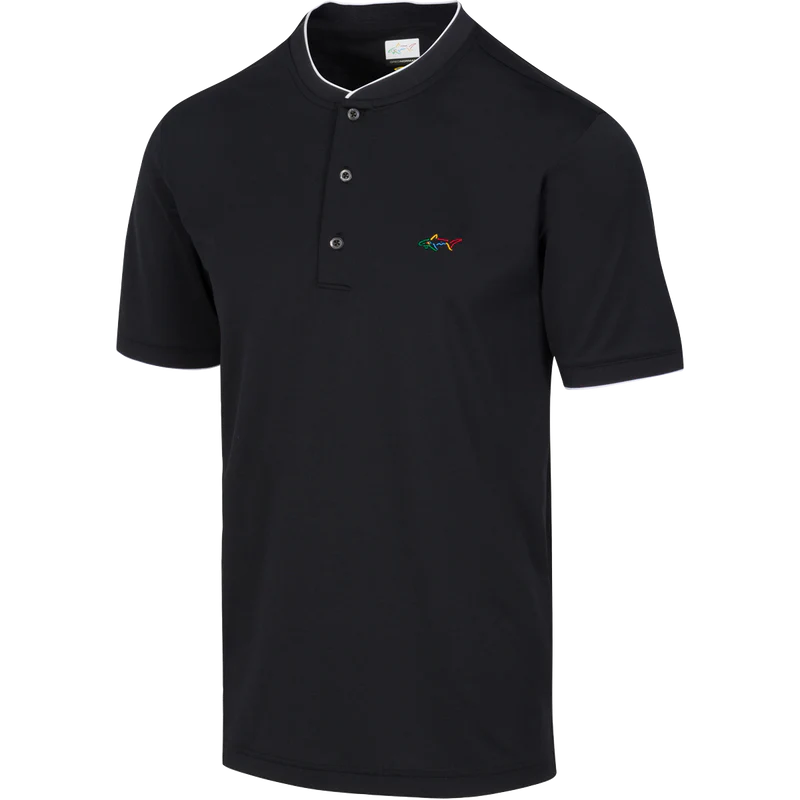 Baseball Collar Micro Pique Shark Polo