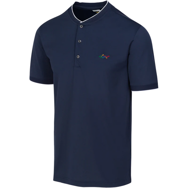 Baseball Collar Micro Pique Shark Polo