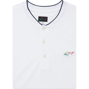 Baseball Collar Micro Pique Shark Polo