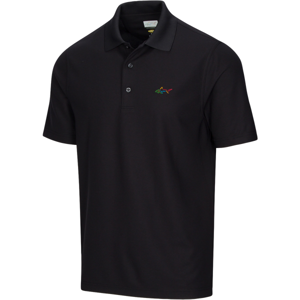 Classic Pique Shark Polo - Black