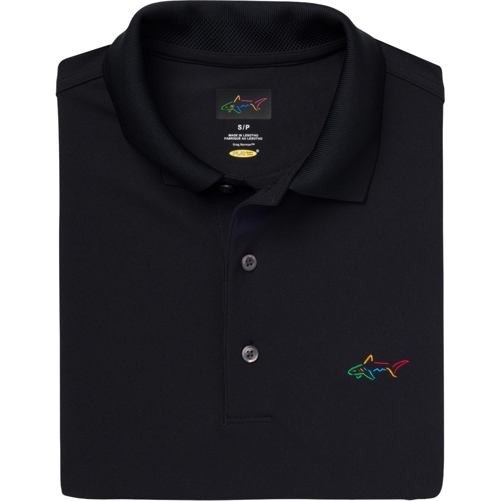 Classic Pique Shark Polo - Black