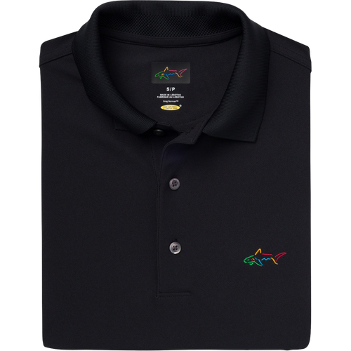 Classic Pique Shark Polo - Black