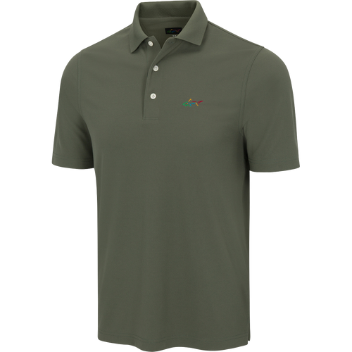 Classic Pique Shark Polo - Gravel