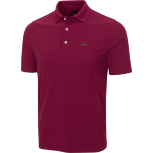 Classic Pique Shark Polo - Maroon