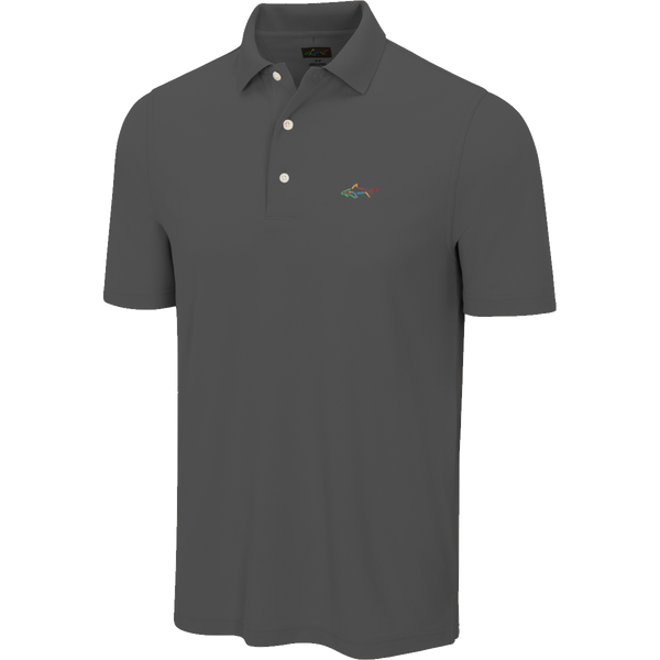 Classic Pique Shark Polo - Dark Grey