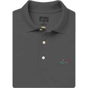 Classic Pique Shark Polo - Dark Grey
