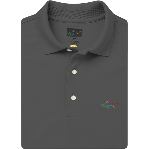 Classic Pique Shark Polo - Dark Grey