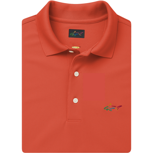 Classic Pique Shark Polo - Spark Orange
