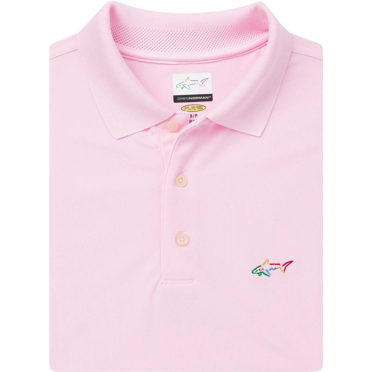 Greg Norman Classic Pique Golf Polo – Pink