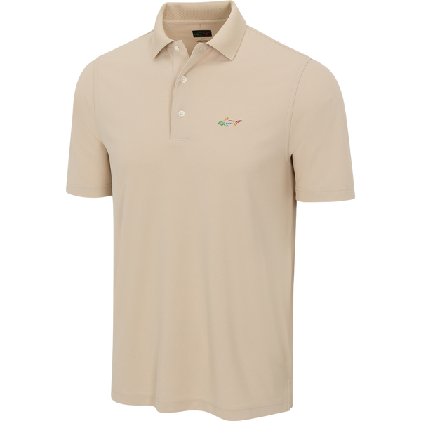 Classic Pique Shark Polo - Warm Sand