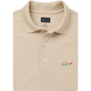 Classic Pique Shark Polo - Warm Sand