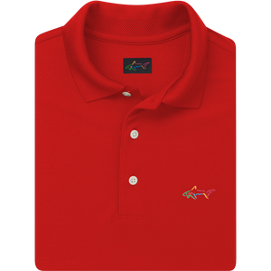 Classic Pique Shark Polo - British Red