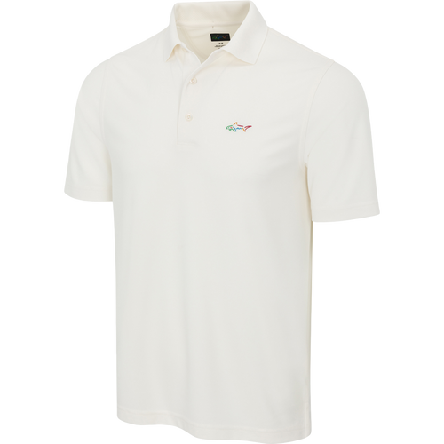 Classic Pique Shark Polo - Whisper White