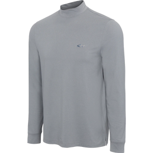 Signature Shark Long Sleeve Mock - Sterling