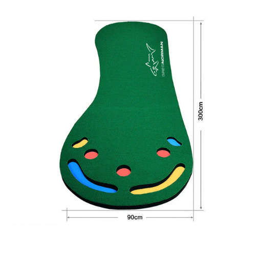 Greg Norman Indoor And Outdoor Floor Nylon Artificial Grass Putting Mat