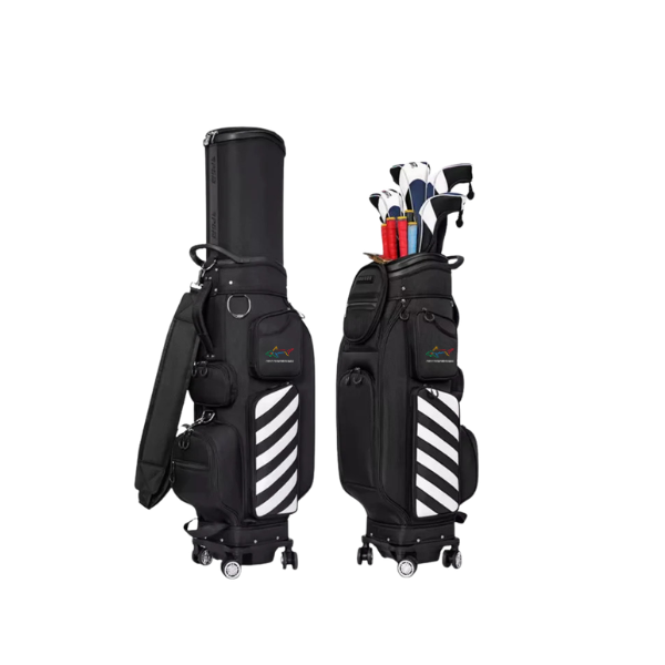 Golf Premium Fullest Cart Bag With Wheels with Hardcase on Top