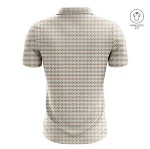 Men's Tee Matrix Golf Athletic Fit Golf Polo - Gravel