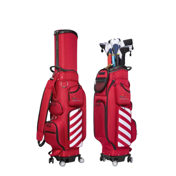 Golf Premium Fullest Cart Bag With Wheels with Hardcase on Top