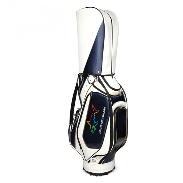 Premium 5-Divider Golf Cart Bag – Organized Performance on the Course - White