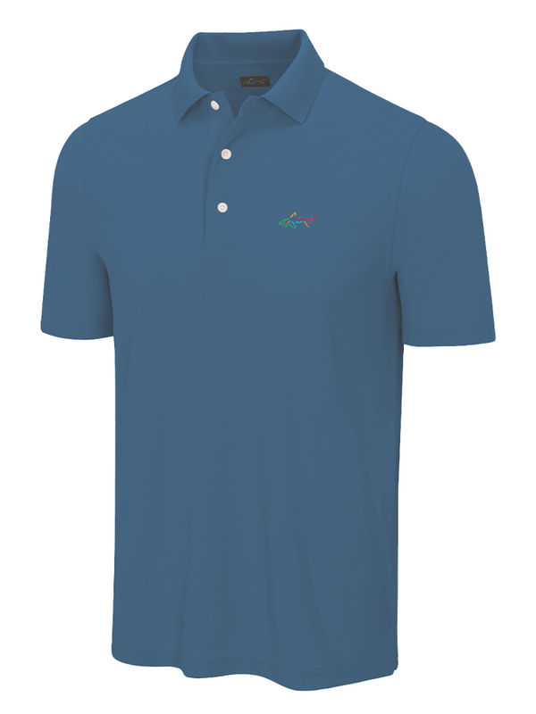 Classic Pique Shark Polo - Reverside Blue