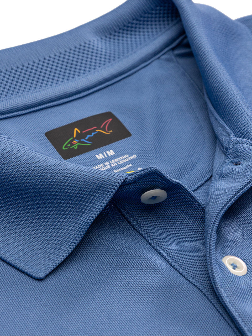 Classic Pique Shark Polo - Reverside Blue