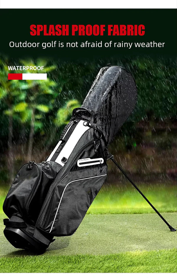 Greg Norman 14 Way Divider Golf Stand Bag - Brick Red