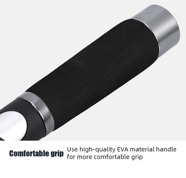 Automatic Grip Double Canopy Golf Umbrella - Black