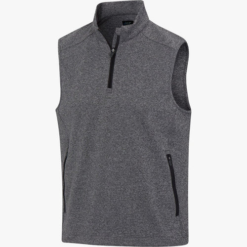 Match Play Black Golf Vest – Stretch, UPF 50+ Comfort