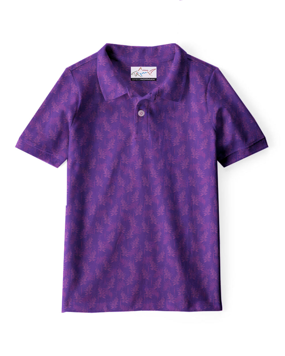 Junior's GNKP011 Stretchable Golf Polo - Purple