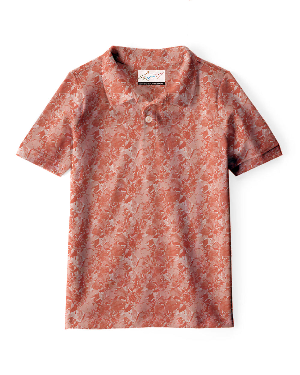 Junior's GNKP013 Stretchable Golf Polo - Salmon Pink