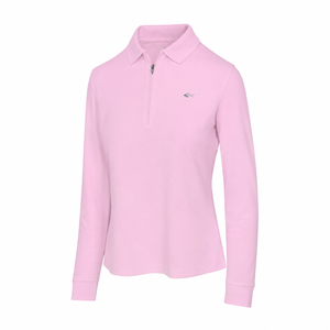 Women's Long Sleeve Classic Pique Polo T-Shirt