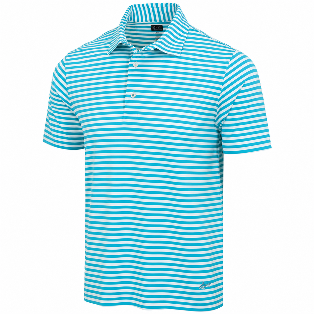 ML75 Recycled Microlux Yarn-Dye Stripe Golf Polo