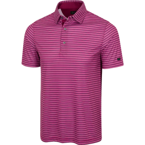 ML75 Holiday Stripe Polo - Garnet