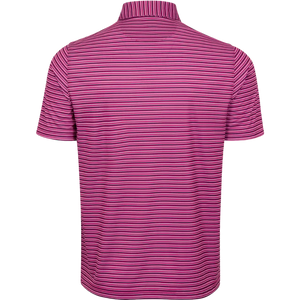 ML75 Holiday Stripe Polo - Garnet