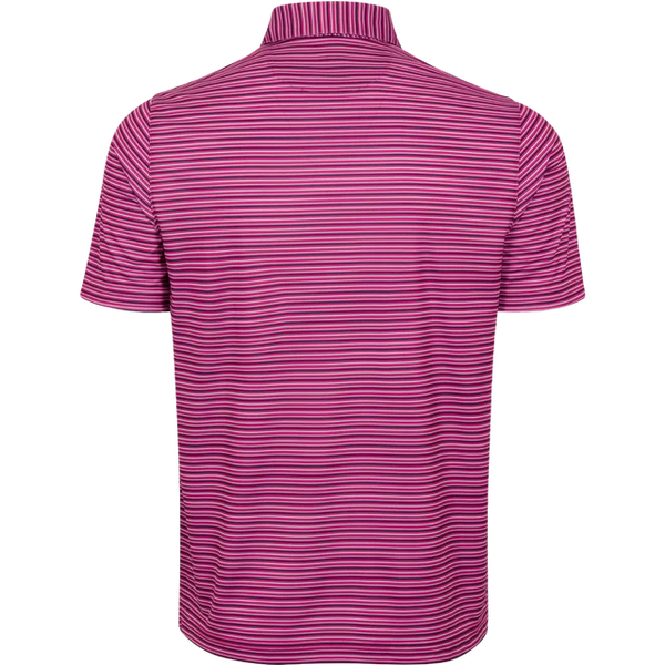 ML75 Holiday Stripe Polo - Garnet