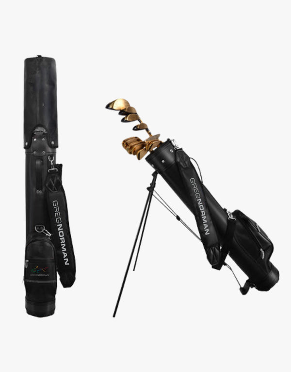Golf Range Stand Bag (Holds Upto 9 Clubs) - Black